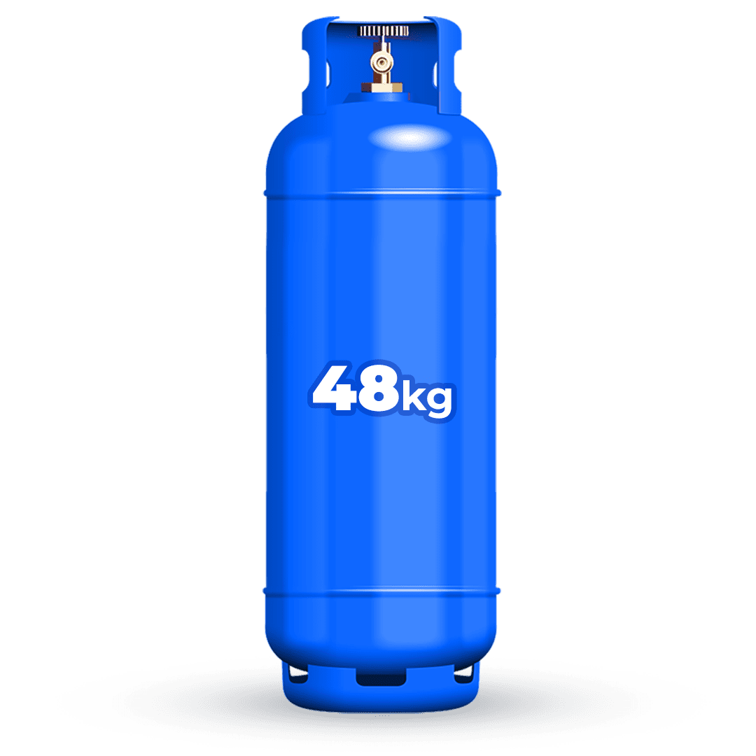 LPGas Distribution Andile Gas Image of 48kg gas cylinder